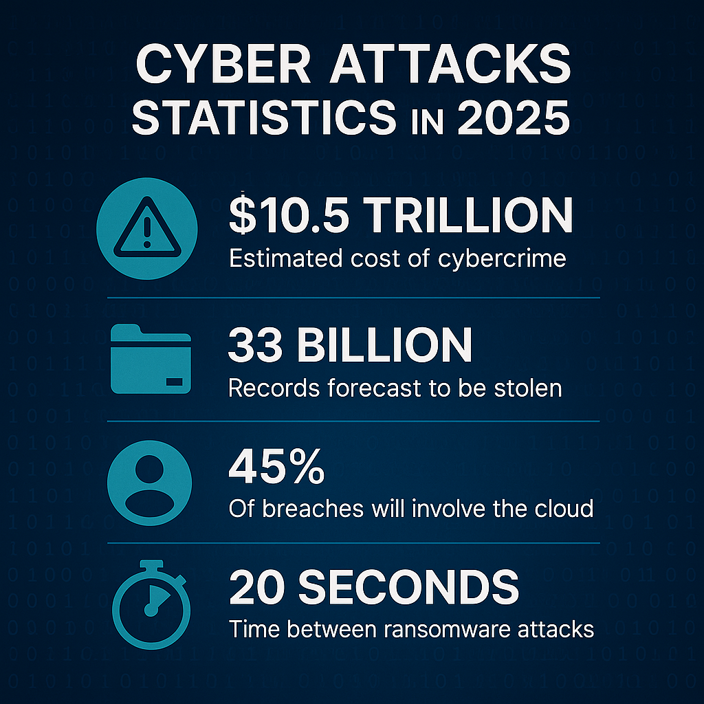 Cyber Attacks Statistics in 2025